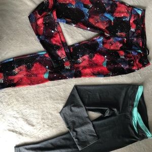 Danskin Now Space Patterned Workout Leggings